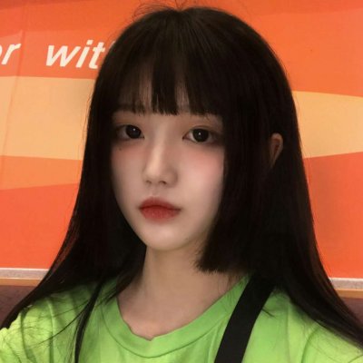 抖音极品绿色系女头图片