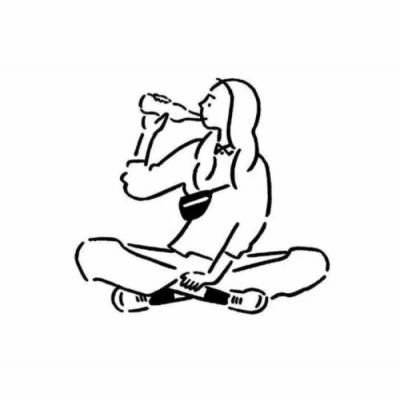 qq头像女生简笔画个性高清图片