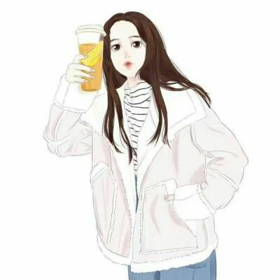 微信头像女时尚手绘图片