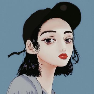 个性头像漫画女手绘