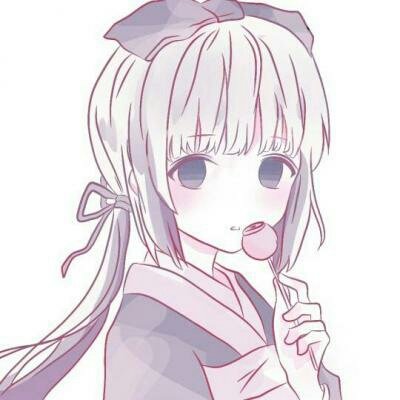 女生手绘头像可爱呆萌小清新图片