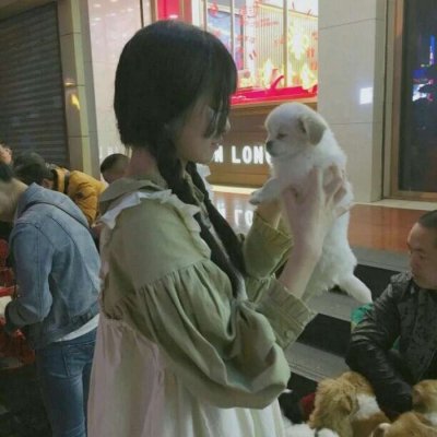 抖音极品绿色系女头图片