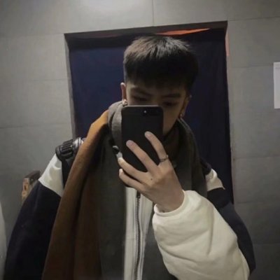 男生手机挡脸个性头像图片