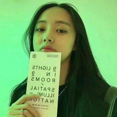 抖音极品绿色系女头图片