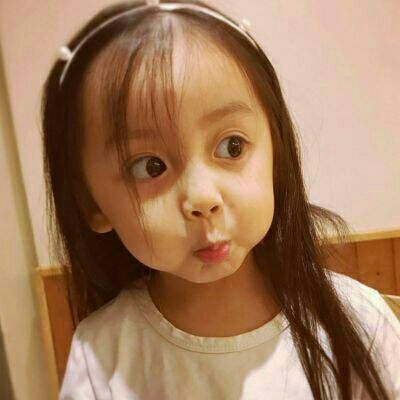 高清可爱头像小女孩无水印图片