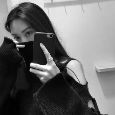 黑白高冷女头像