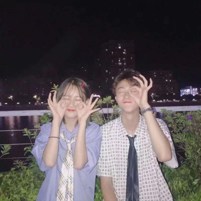 超级阳光的好看情侣头像图片