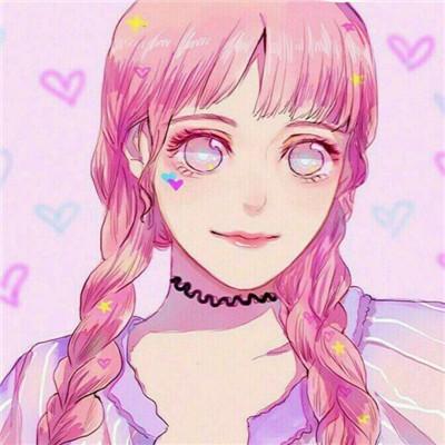 女生唯美头像手绘彩绘图片