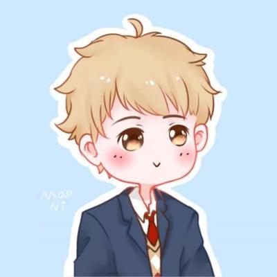 情侣微信头像卡通动漫一男一女图片