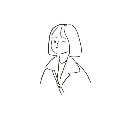 qq头像女生简笔画个性高清图片