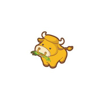 卡通小牛头像可爱图片