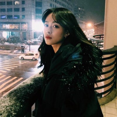 黑暗系女生真人头像图片