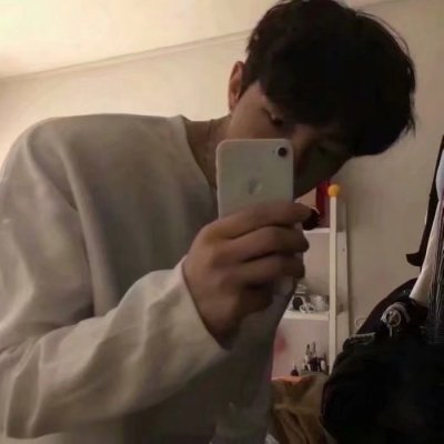 男生手机挡脸个性头像图片