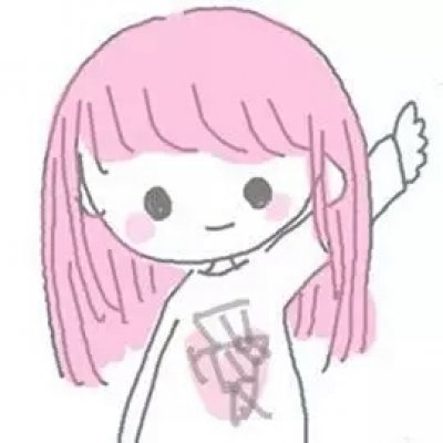 可爱女头简单手绘图片