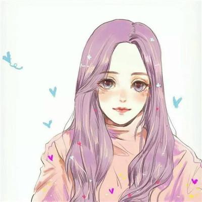 女生唯美头像手绘彩绘图片