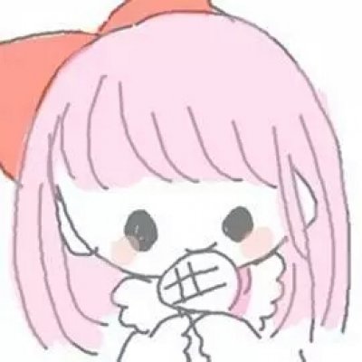 可爱女头简单手绘图片