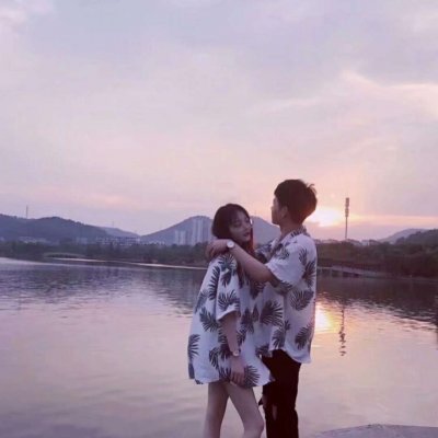 超级阳光的好看情侣头像图片