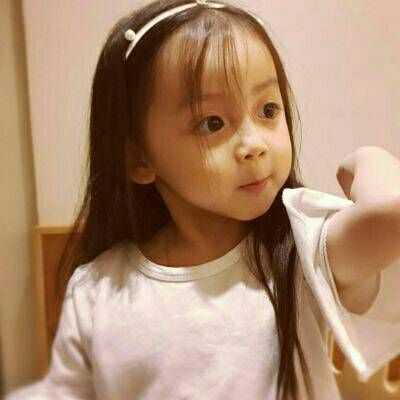高清可爱头像小女孩无水印图片