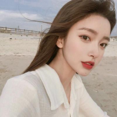 海边图片唯美女生头像