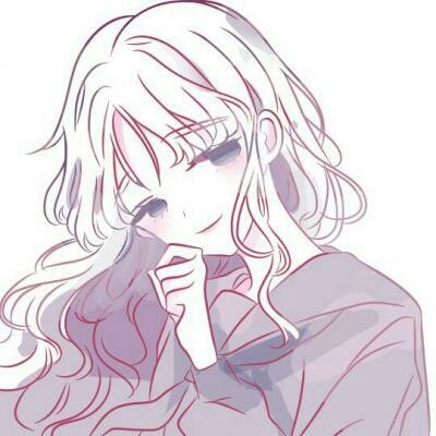 女生手绘头像可爱呆萌小清新图片