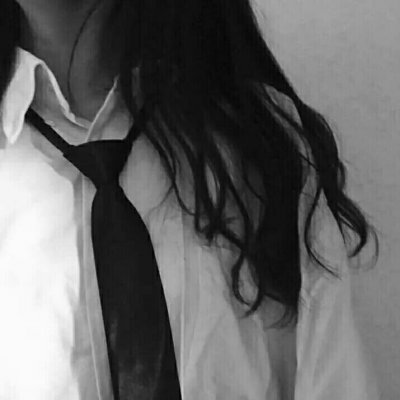 丧女头像黑系高清图片