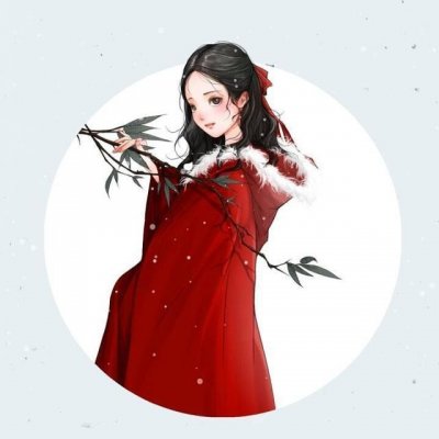 古风动漫女生头像唯美手绘图片