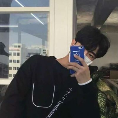 男生手机遮脸头像真人图片