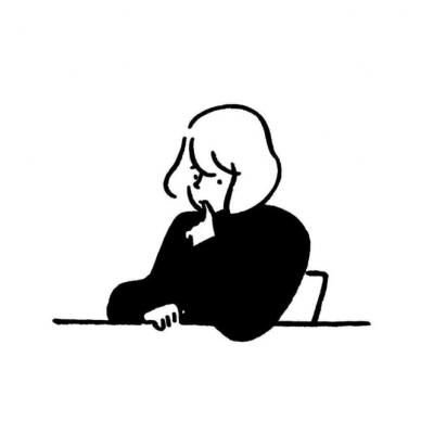 qq头像女生简笔画个性高清图片