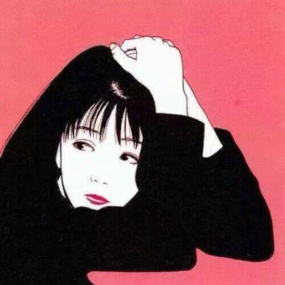 手绘霸气女生头像
