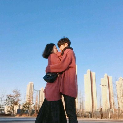 情侣头像双人版小清新风格