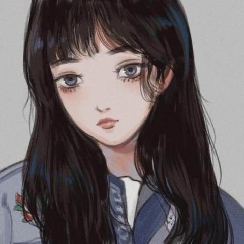 头像女手绘霸气图片
