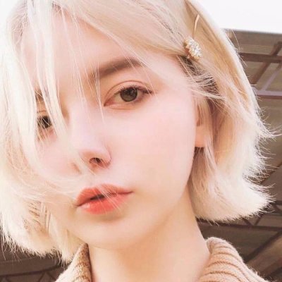 单纯头像女生可爱呆萌真人图片