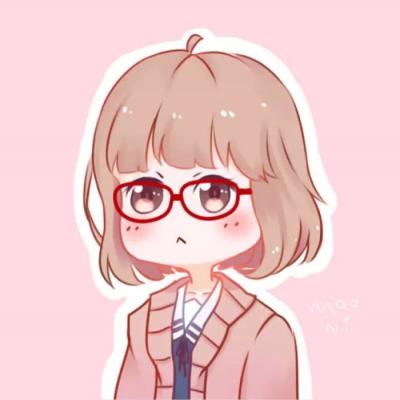 情侣微信头像卡通动漫一男一女图片