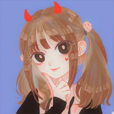 头像女手绘霸气图片