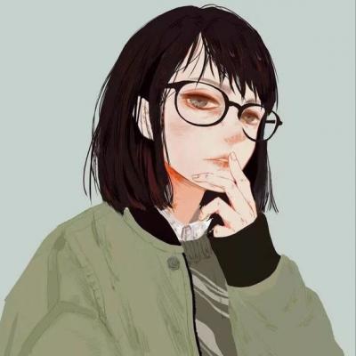 个性头像漫画女手绘