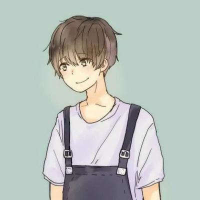 情侣微信头像卡通动漫一男一女图片