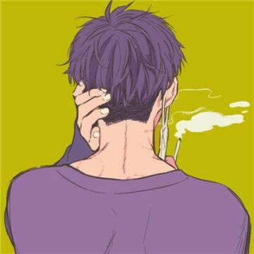 男生手绘头像