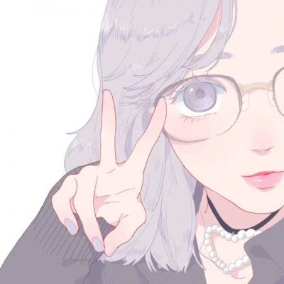 个性头像漫画女手绘