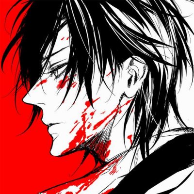 丧系ins风头像动漫男头图片