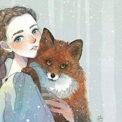 漫画手绘头像女生冷酷霸气图片