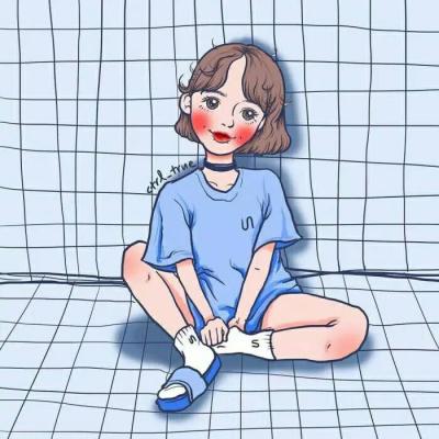 漫画手绘头像女生冷酷霸气图片
