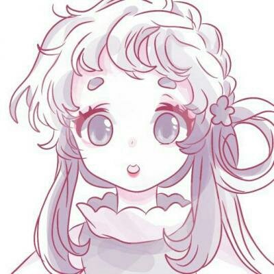 女生手绘头像可爱呆萌小清新图片