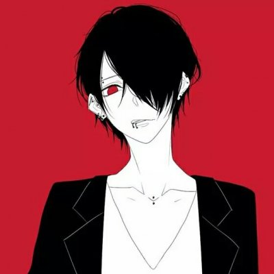 丧系ins风头像动漫男头图片