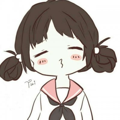 蠢萌可爱二次元情侣头像图片