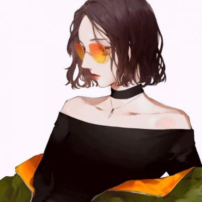 个性头像漫画女手绘