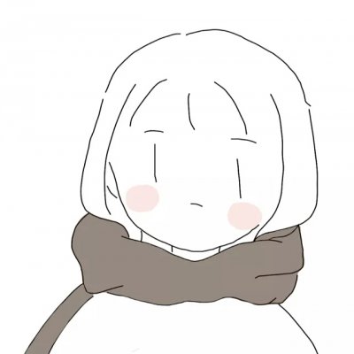 可爱女头简单手绘图片