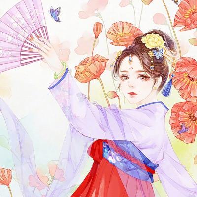 中式古风动漫女头
