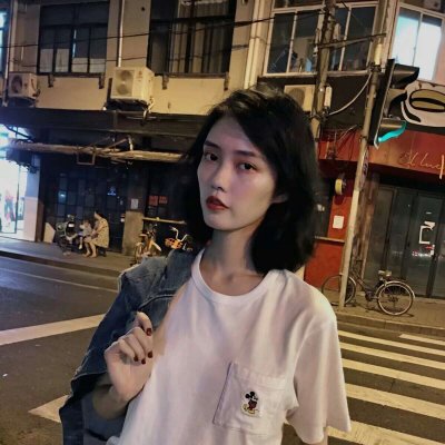 超酷头像女生短发霸气图片