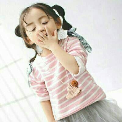 高清可爱头像小女孩无水印图片
