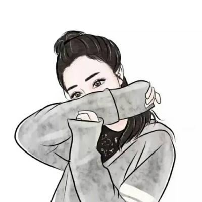 漫画手绘头像女生冷酷霸气图片